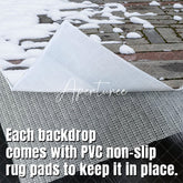 Aperturee - Melting Snow Masonry Street Frozen Winter Floor Mat